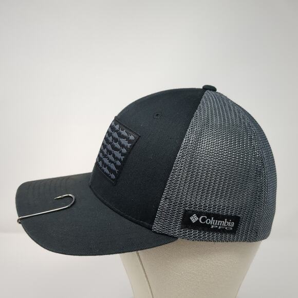 Columbia Performance Fishing Gear Fitted Trucker Hat Black One Size Embroidered - Picture 3 of 8